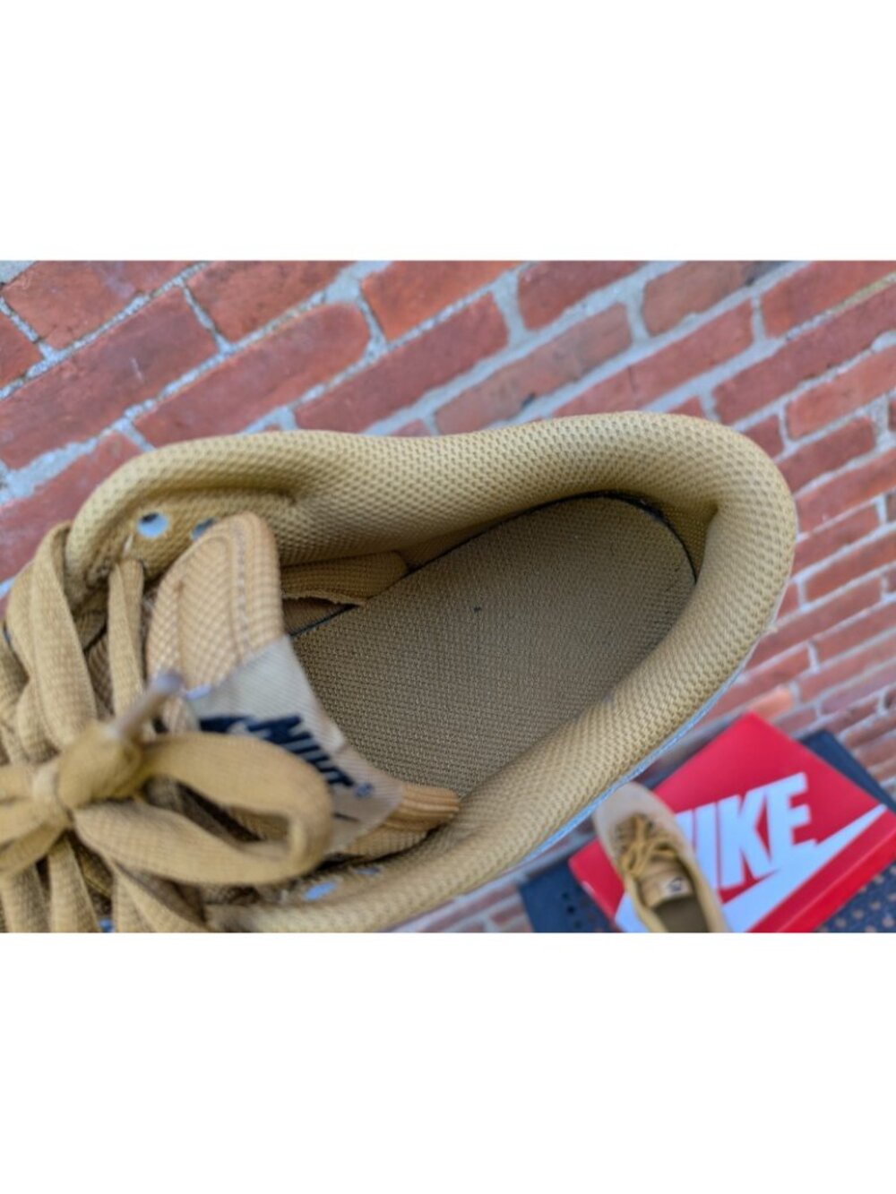 Nike Dunk Low Retro SE Wheat Color Men's 9.5 Sneakers - Picture 6 of 9